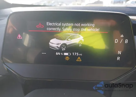 2022 Volkswagen Id.4 Pro из США, поврежденный, VIN WVGRMPE27NP071205